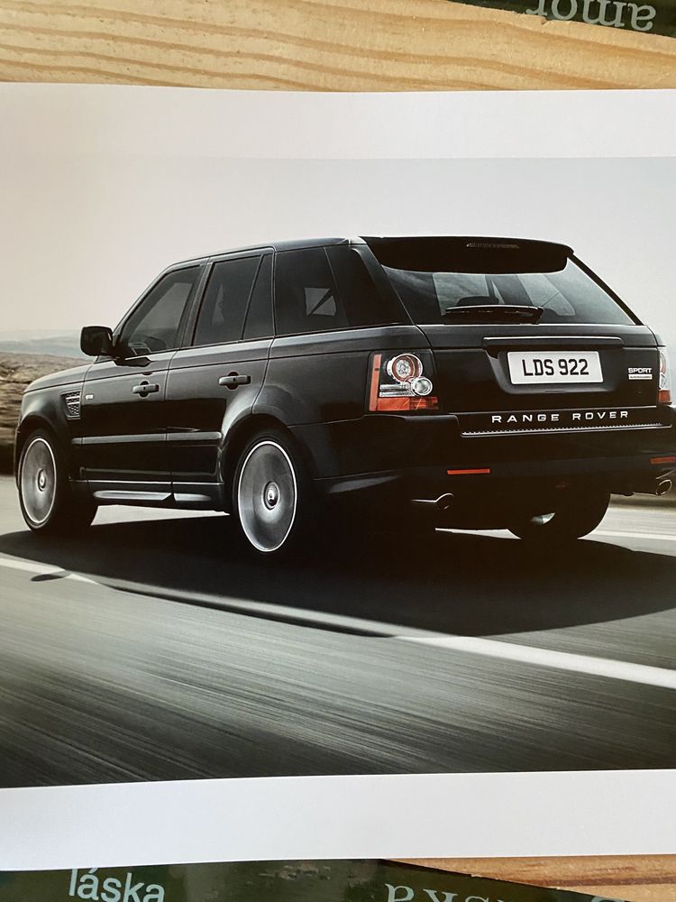 Brochura catálogo Range Rover Sport 2011. Versão Portuguesa