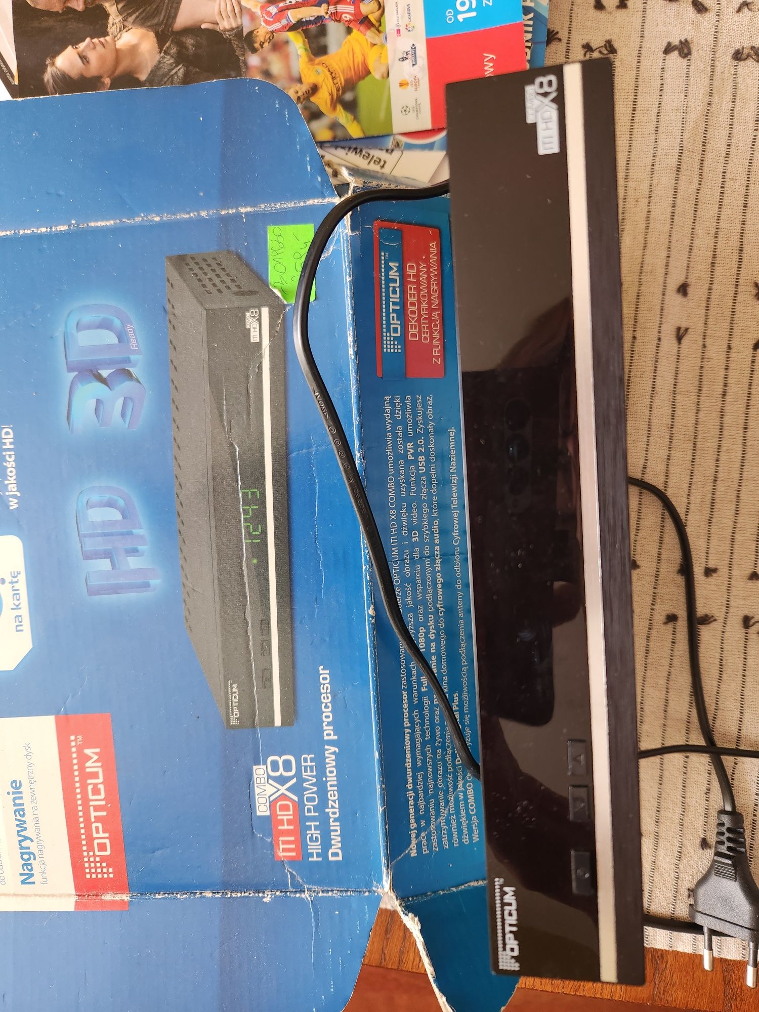 Dekoder hd opticum ITI X8 + inne