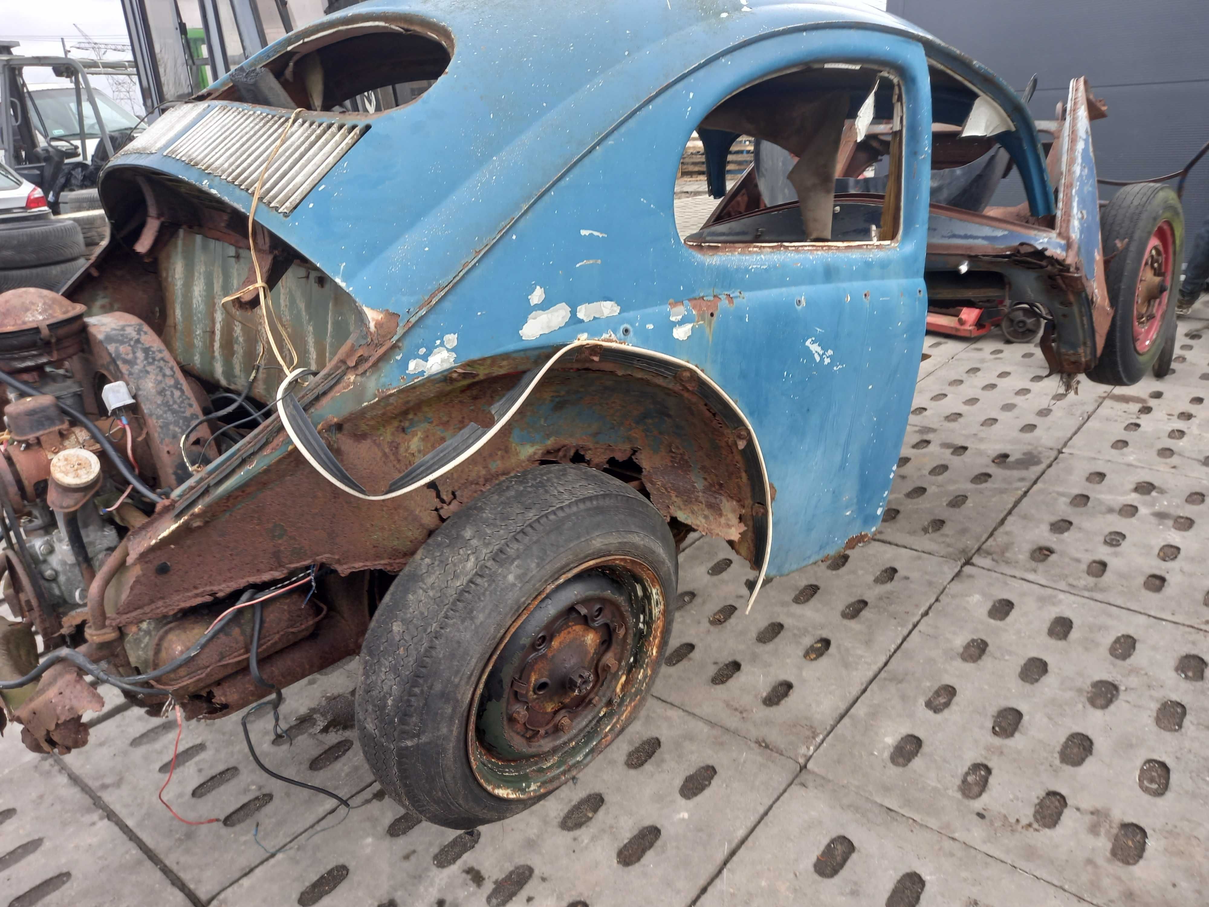 Volkswagen 1200 Garbus Oval 1955 z Dokumentacją Do Kompletnej Odbudowy