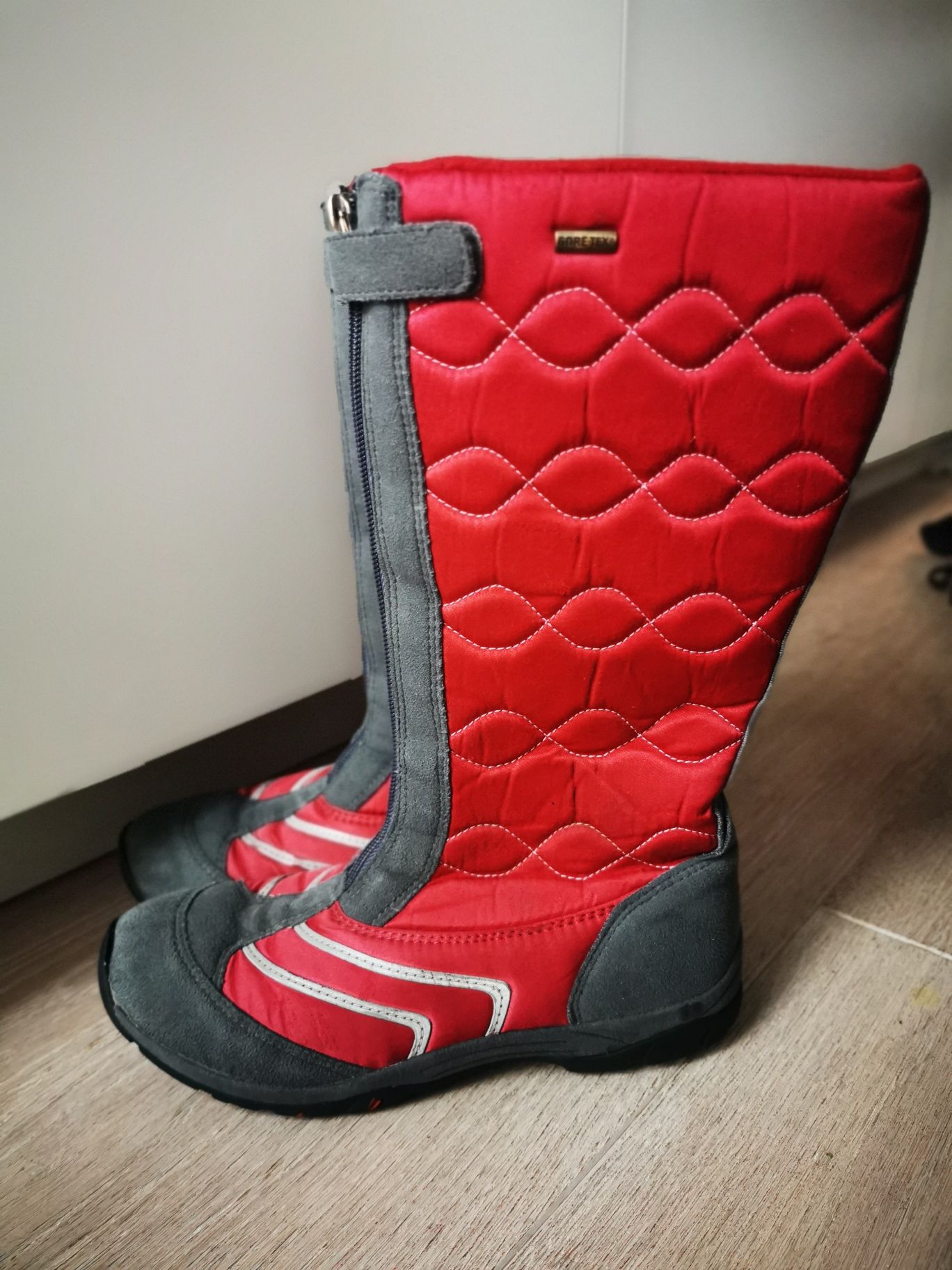 Buty Viking Kozaki śniegowce czerwone Goretex r. 37