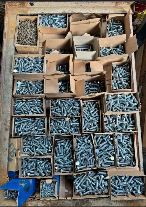 Śruby, nakrętki podkładki duży pakiet