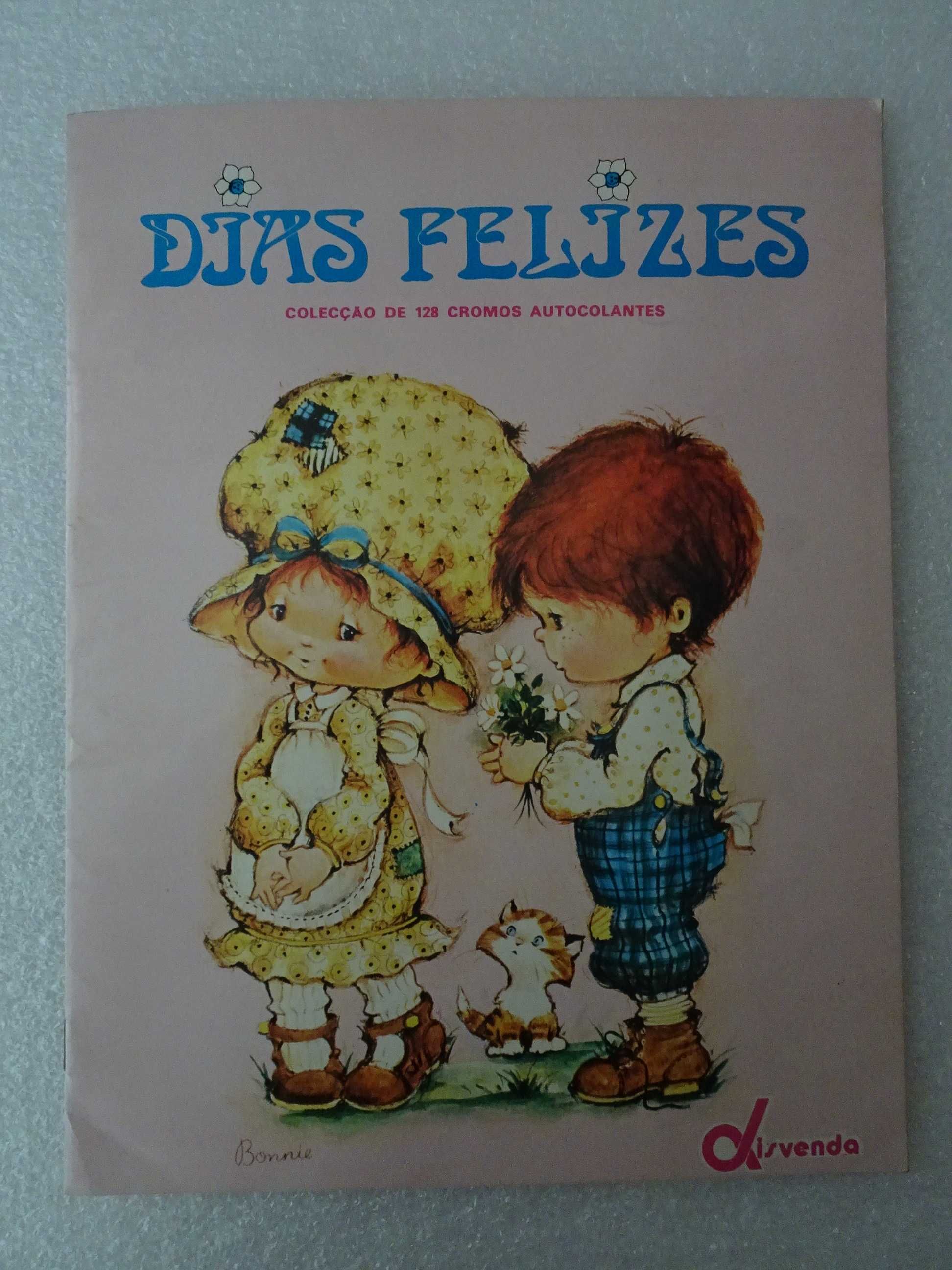 Caderneta de cromos Dias Felizes - Disvenda - Tem 27 cromos