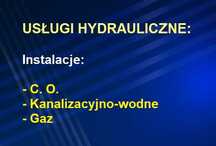 Usługi Hydrauliczne, C,O., Gazowe, Wod-Kan., Hydraulik