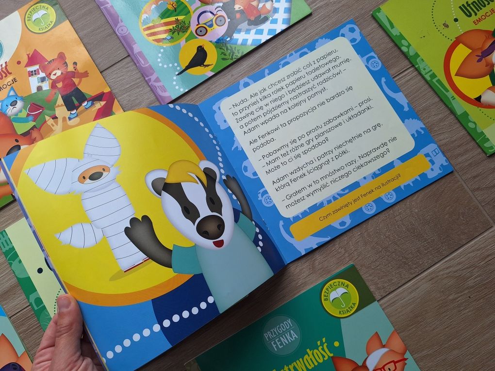 Książki edukacyjne dla przedszkola i nie tyło.