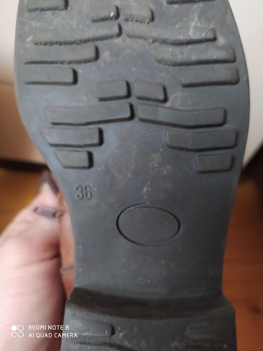 Чоботи осінні 36 шкіра