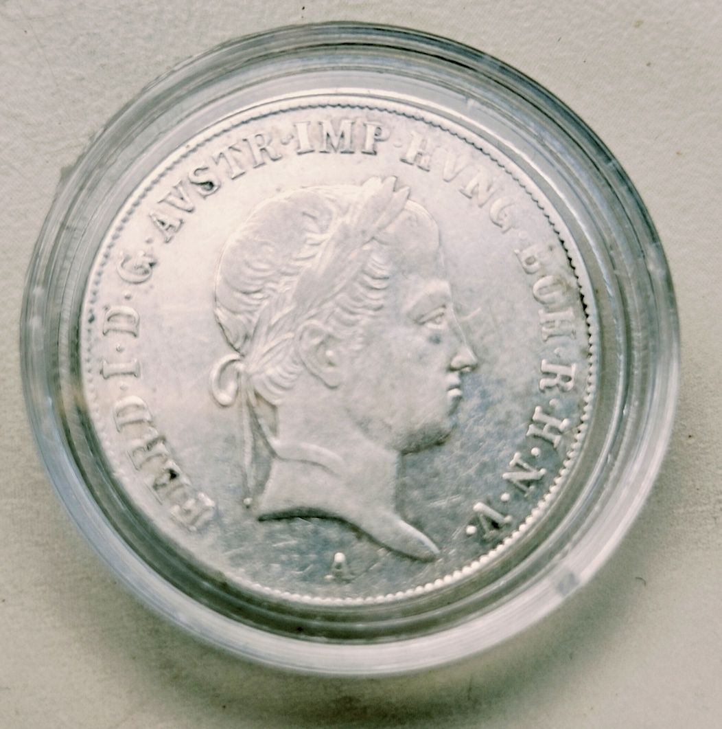 Austria 20 Krajcarów 1840 r Ferdynand Habsburg srebro