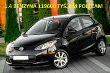 Mazda 2 119600 tyś. km, przebieg 1.4 benzyna klima