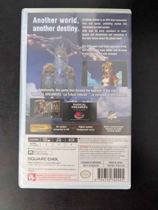 Chrono Cross The Radical Dreamers Edition Switch SELADO