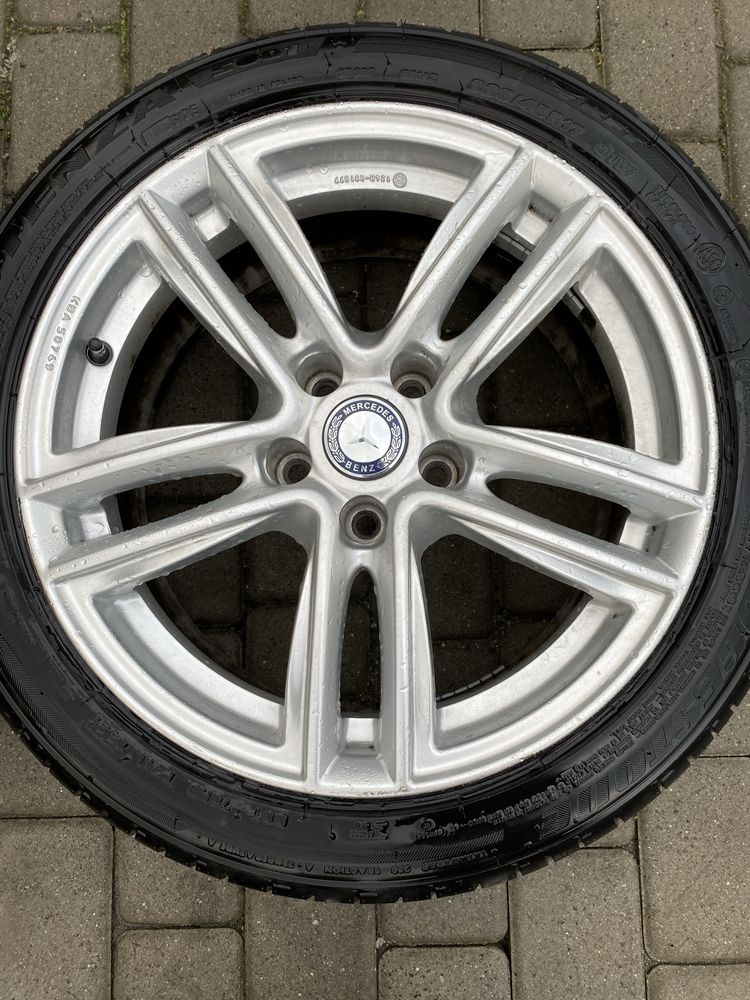 Alufelgi 5x112 17 cali Mercedes C klass E klass opony 225/45/17