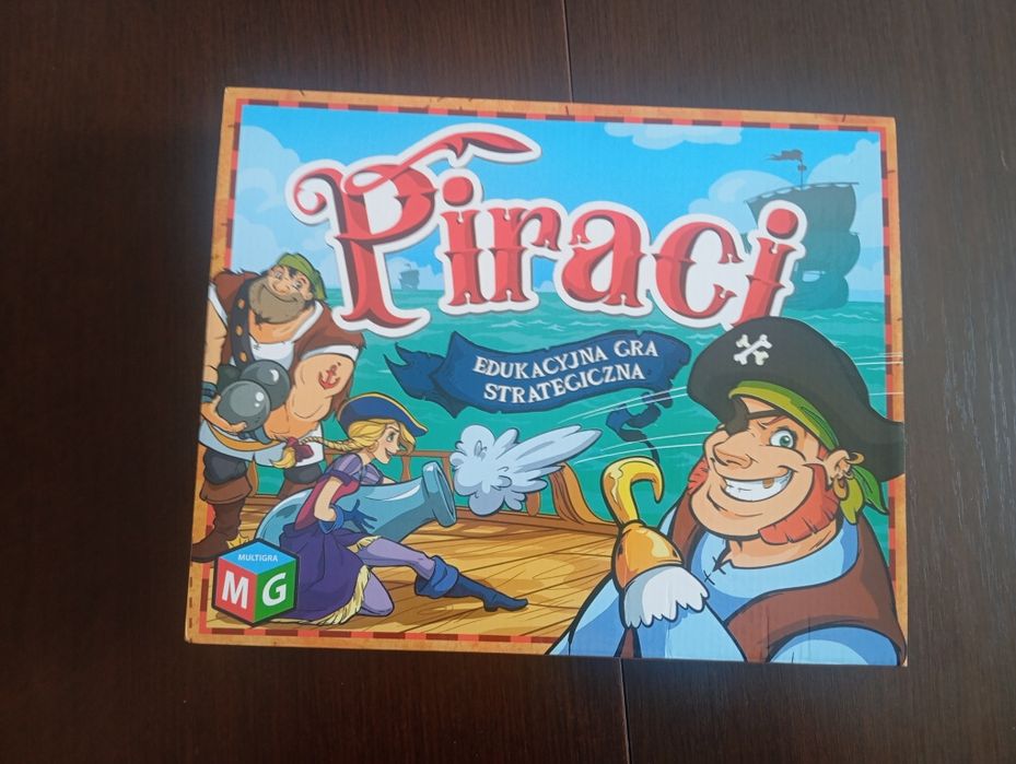 Gra planszowa dla dzieci Piraci edukacyjna gra strategiczna rodzinna