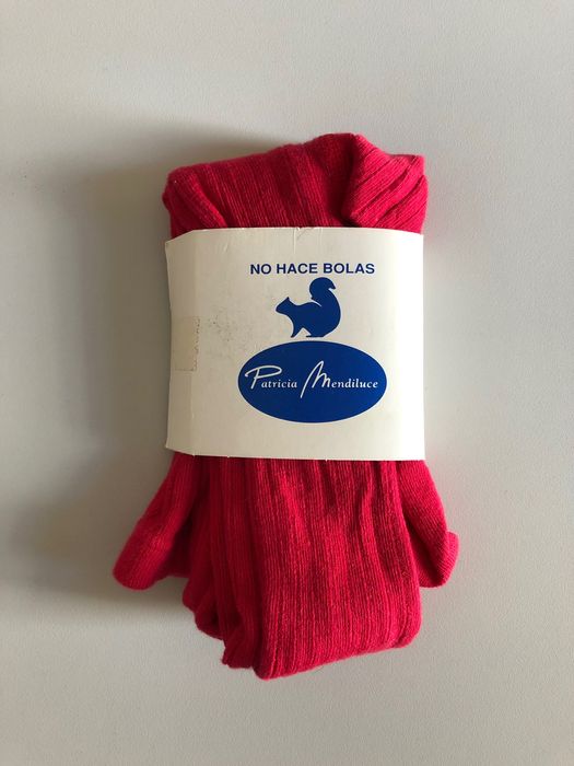 NOVO! Collants canelados Vermelhos | 6 Anos | Patrícia Mendiluce