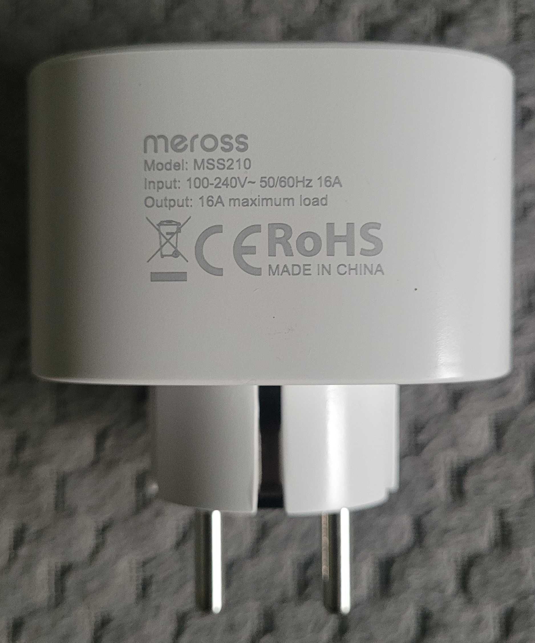 Gniazda Elektryczne zdalnie sterowane Smart WiFi Meross MSS210  3pack