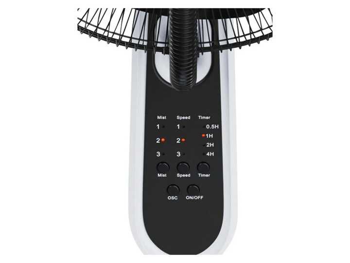 Вентилятор на підставці Silvercrest SSVS 85 B2 з функцією розпилення