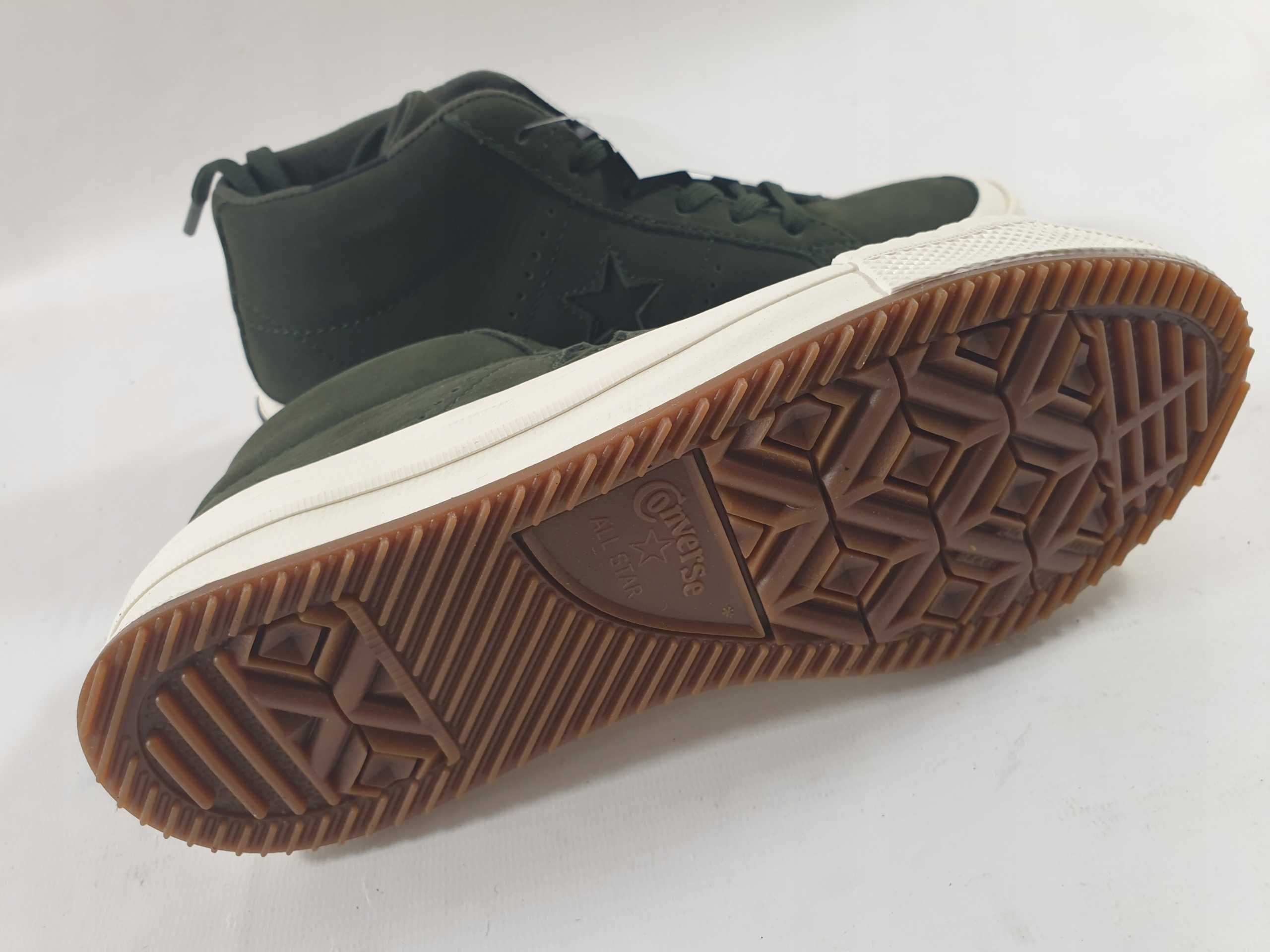 Buty sportowe Converse ONE STAR MID r. 35,0 brązowy, zielony