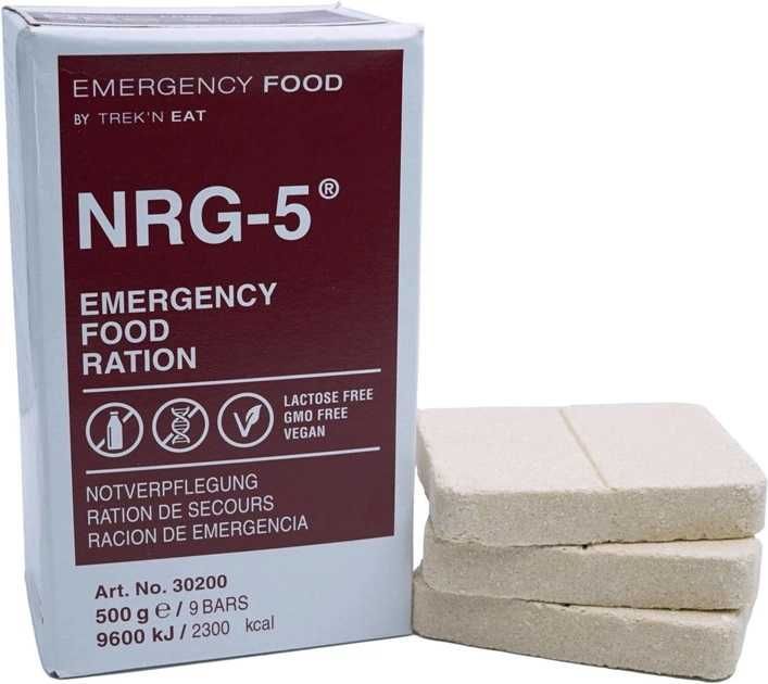 Аварійне харчування, Сухпай, ИРП, Пшеничні брикети NRG-5  (до 2042р.)