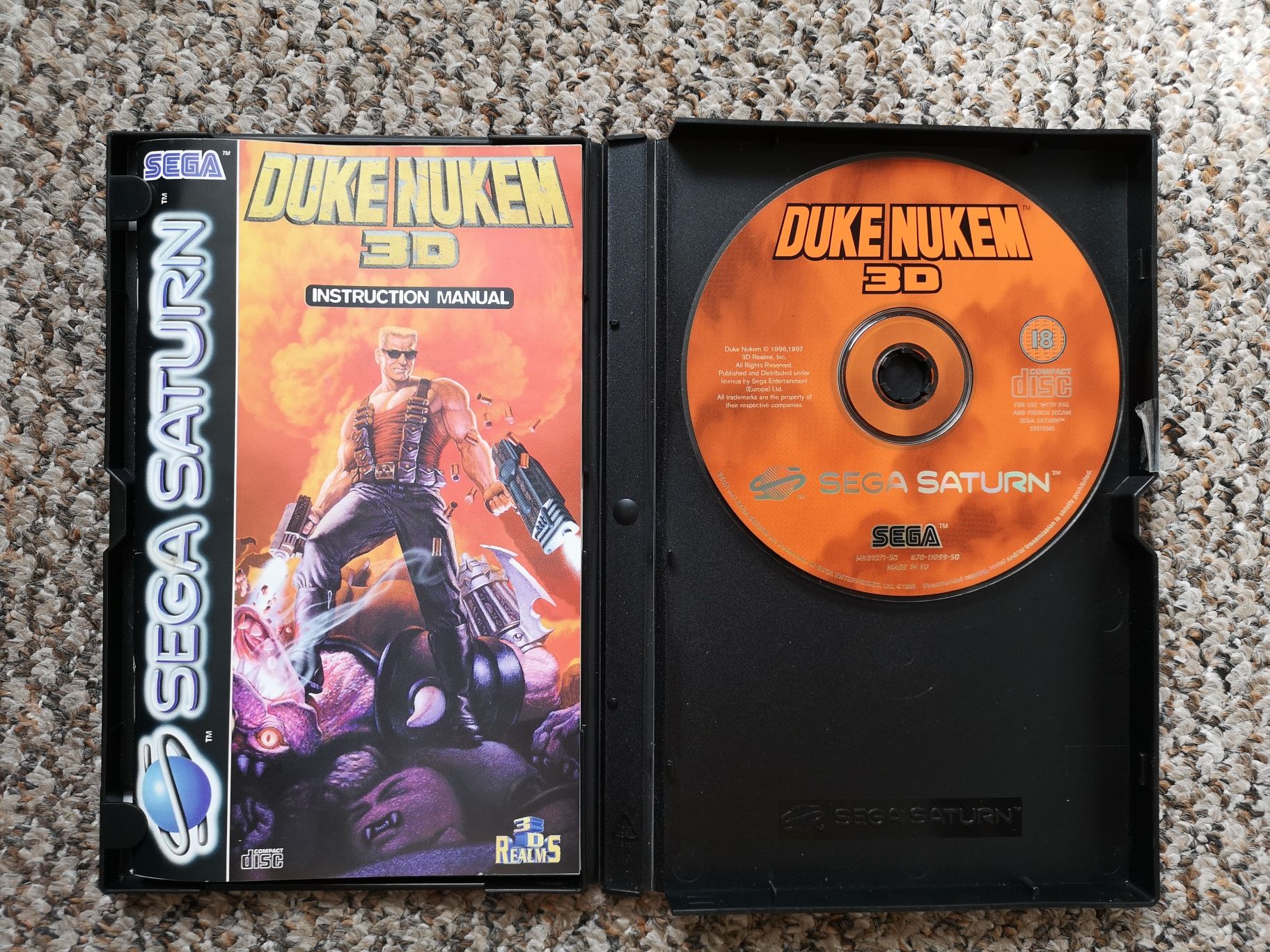 Sega Saturn gra Duke Nukem PAL angielski ideał bez rys