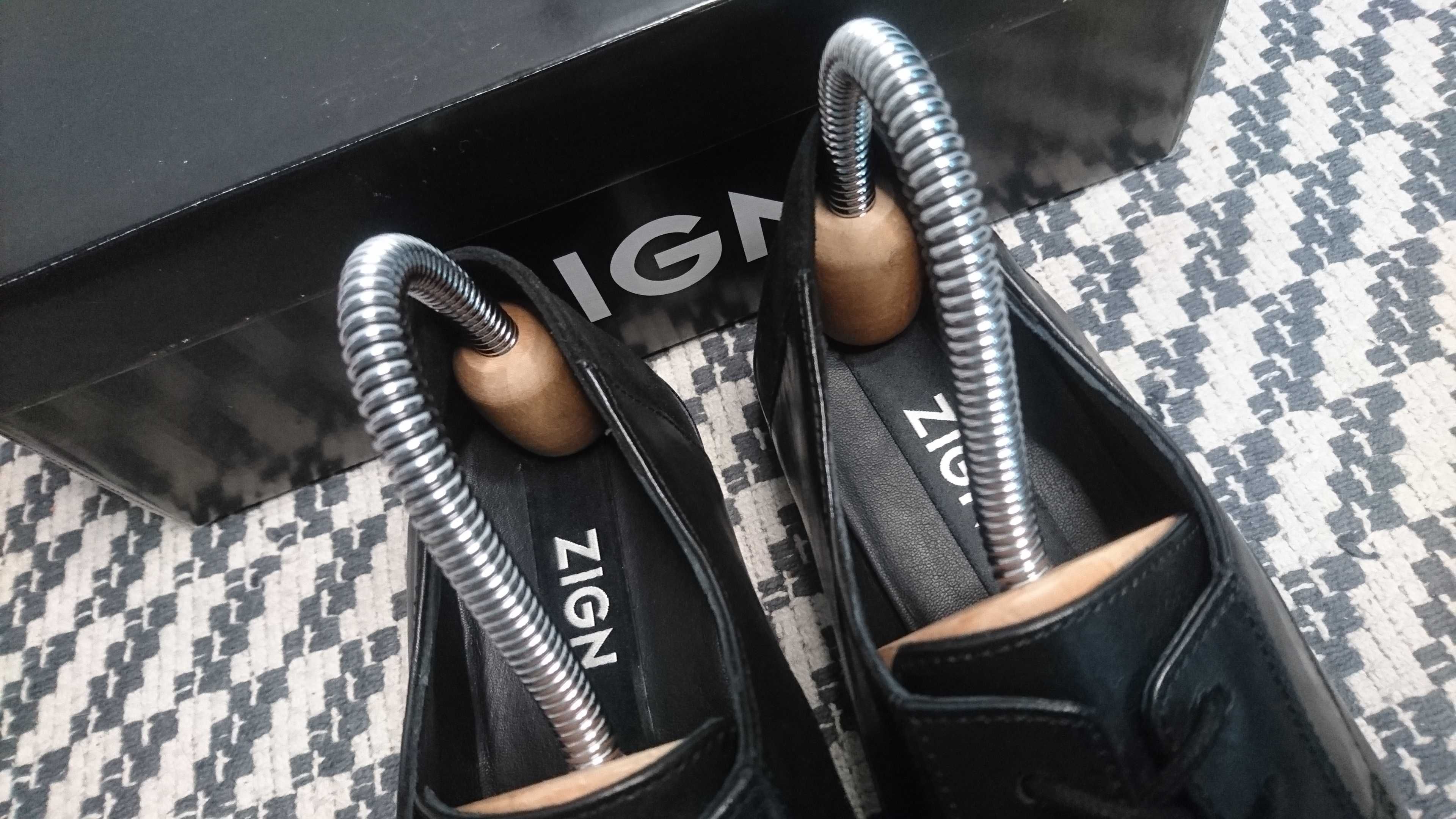 Buty Zign Half Elegant Shoes Black R.38