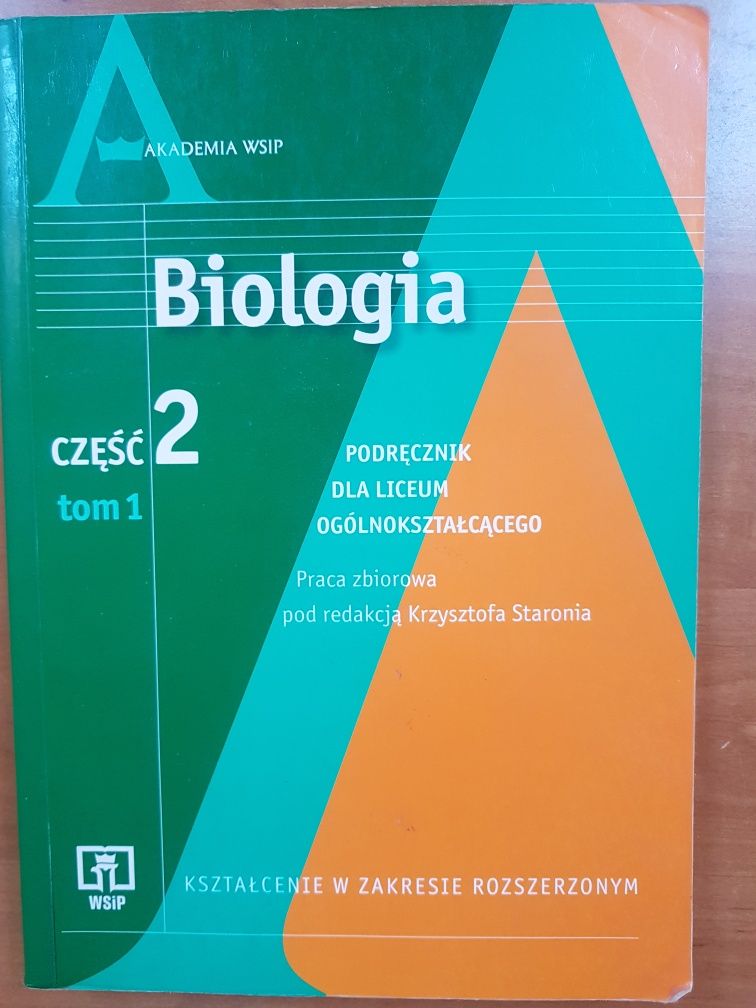 Bologia podręcznik zakres rozszerzony. 
Część 2, tom 2, cena 15 zł. 
N