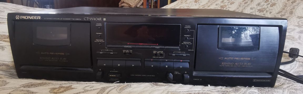 Магнітофон Pioneer stereo double cassette deck