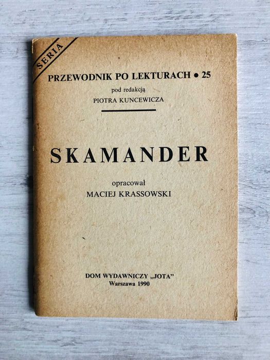 Skamander opracowanie Przewodnik po lekturach