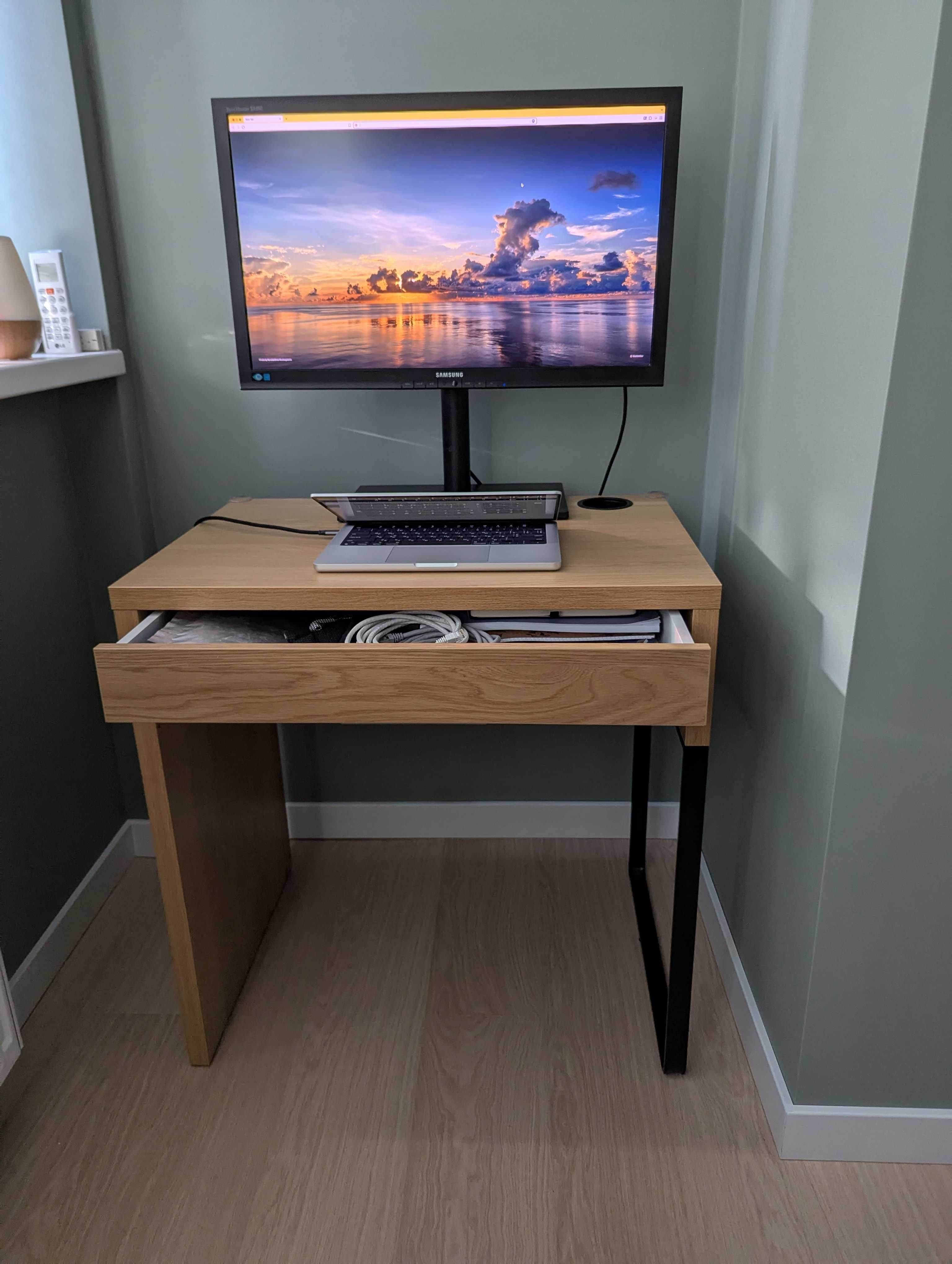 IKEA MICKE 203.517.42 компактний робочий стіл колір під дуб 73x50см