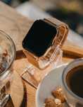 Smartwatch złoty gold, komplet dwa paski
