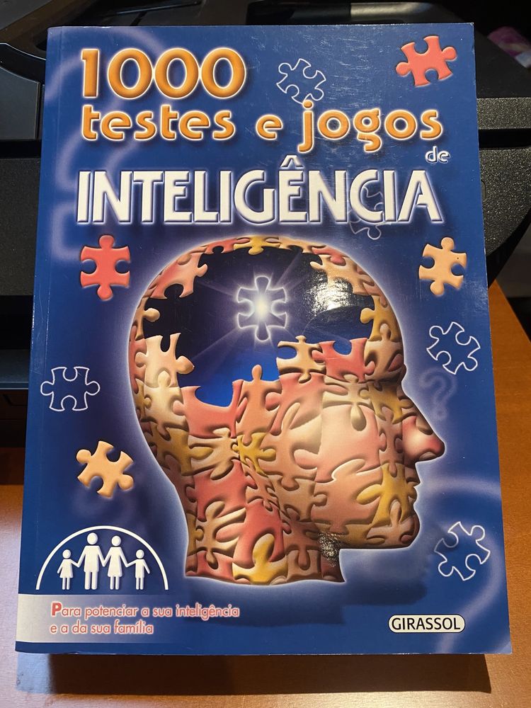 Livro “1000 testes e jogos de inteligência”