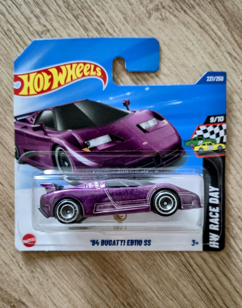 Hot wheels bugatti sth bugatti EB110 SS rlc