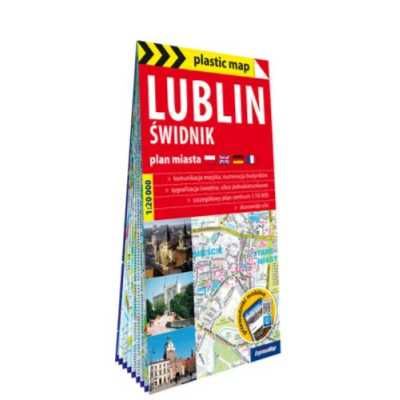 Plastic map Lublin, Świdnik - plan miasta 1:20 000 - praca zbiorowa