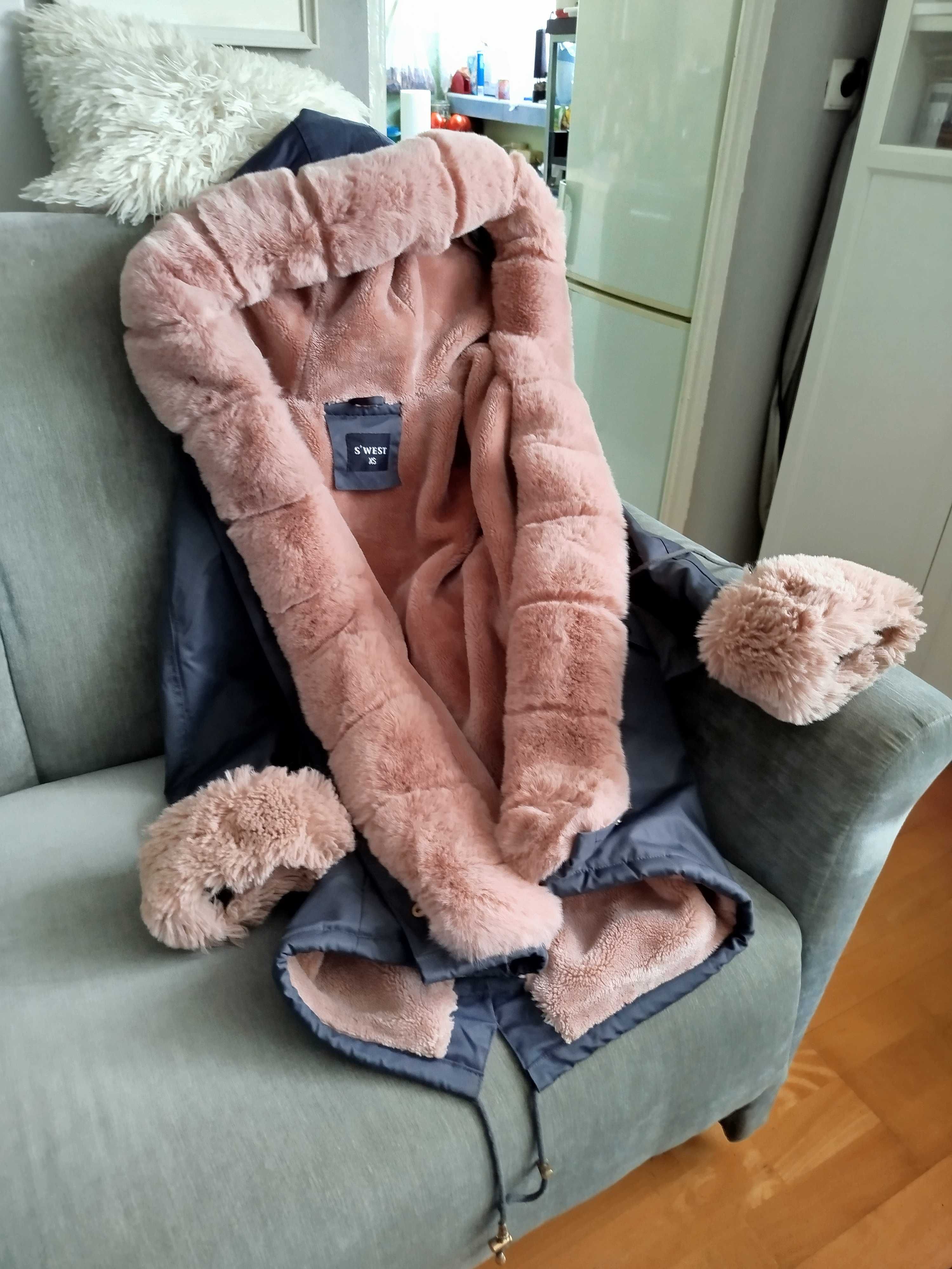 kurtka zimowa, parka 34/36 jak nowa