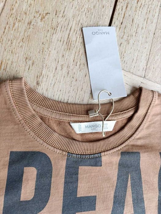 MANGO Sweat shirt bluza dla chłopca koszulka z logo rozm.11-12y.152cm