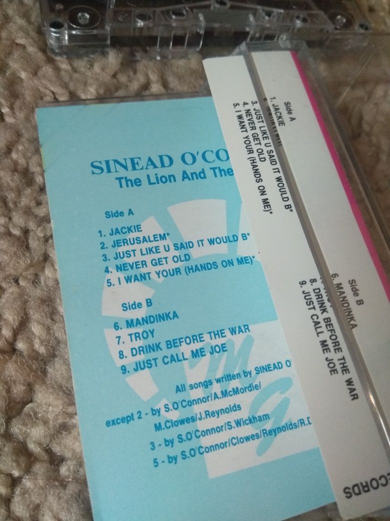 Sinead O'Connor 2 kasety magnetofonowe