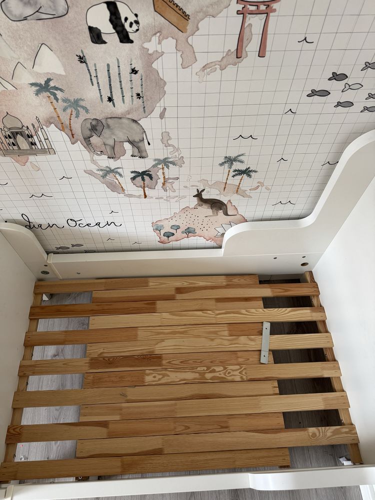 Łóżko IKEA Busunge biale