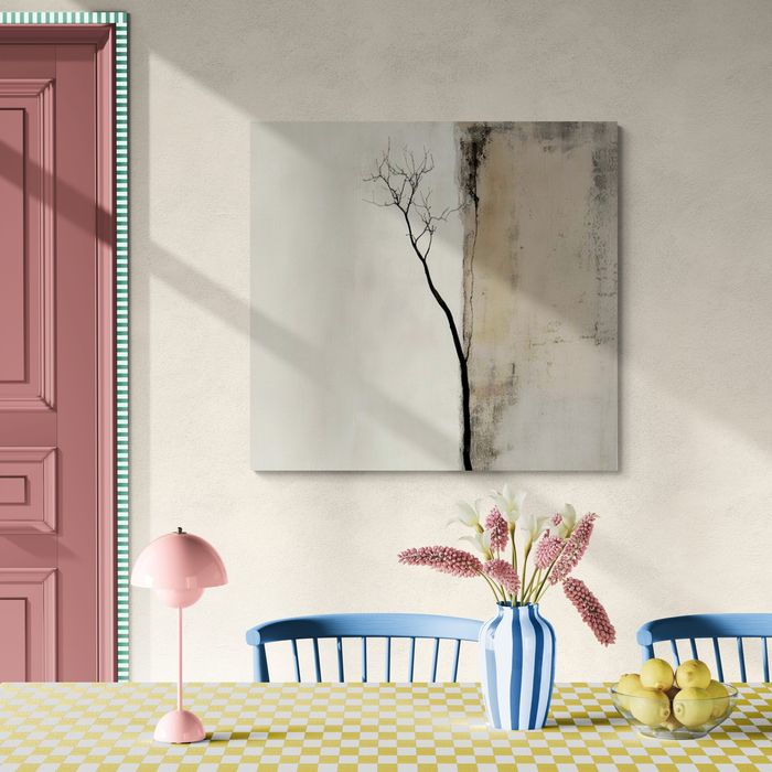 Obraz minimalistyczny Wabi Sabi / Japandi Ręcznie malowany