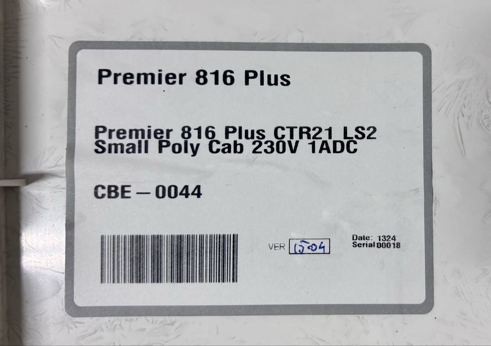 Alarme Texecom Premier 816 Plus