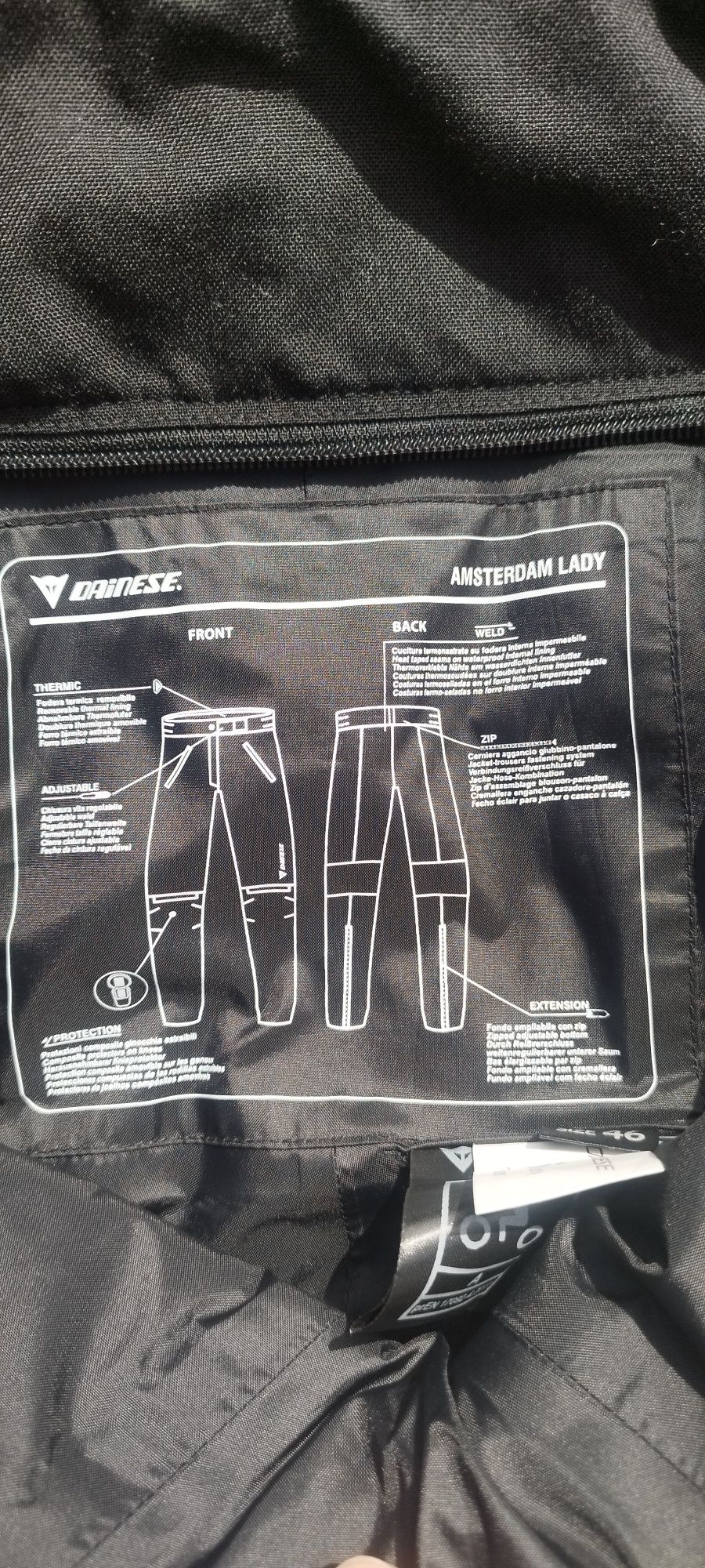 Calça mota Dainese Amsterdam Senhora