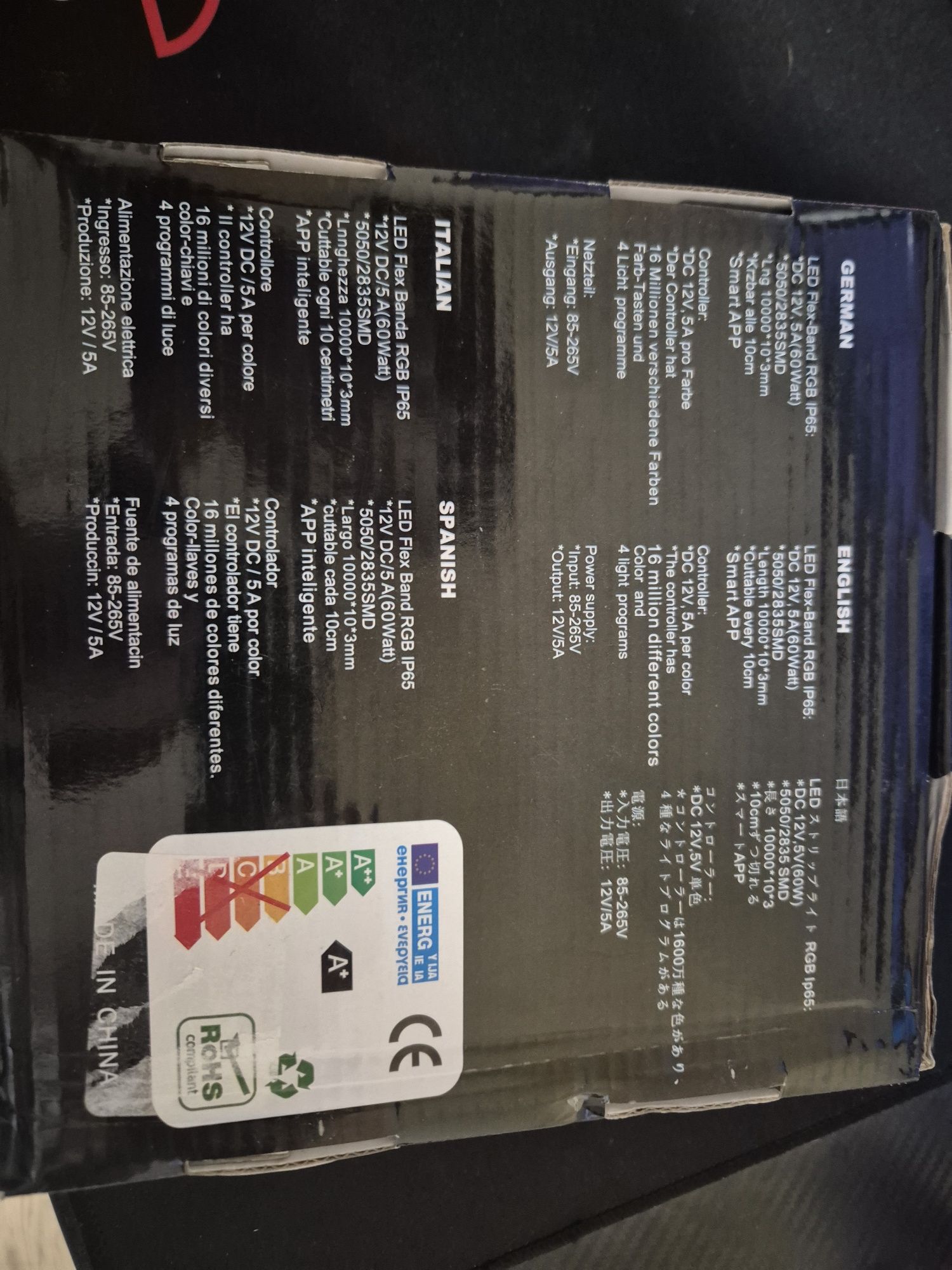 Taśma led RGB 10 m