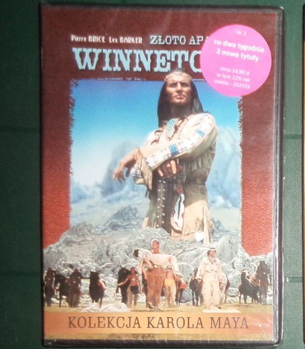 film Winnetou Złoto Apaczów DVD - ZAFOLIOWANY - Karl May