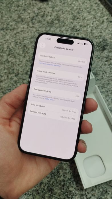 iPhone 15 com garantia de fábrica