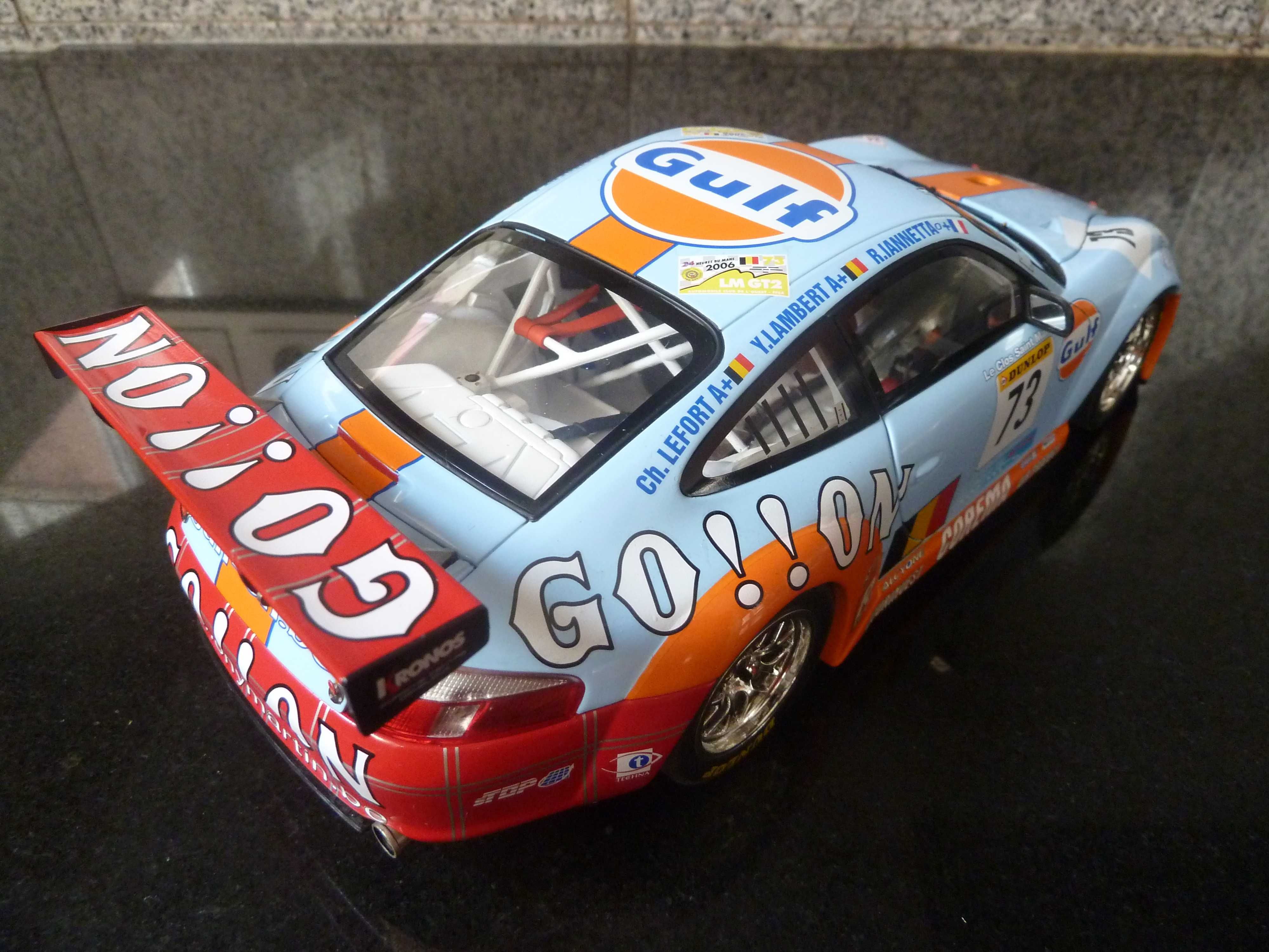 1:18 Minichamps, Porsche 911 GT3 RSR, Gulf, 24H Le Mans 2006, AutoArt