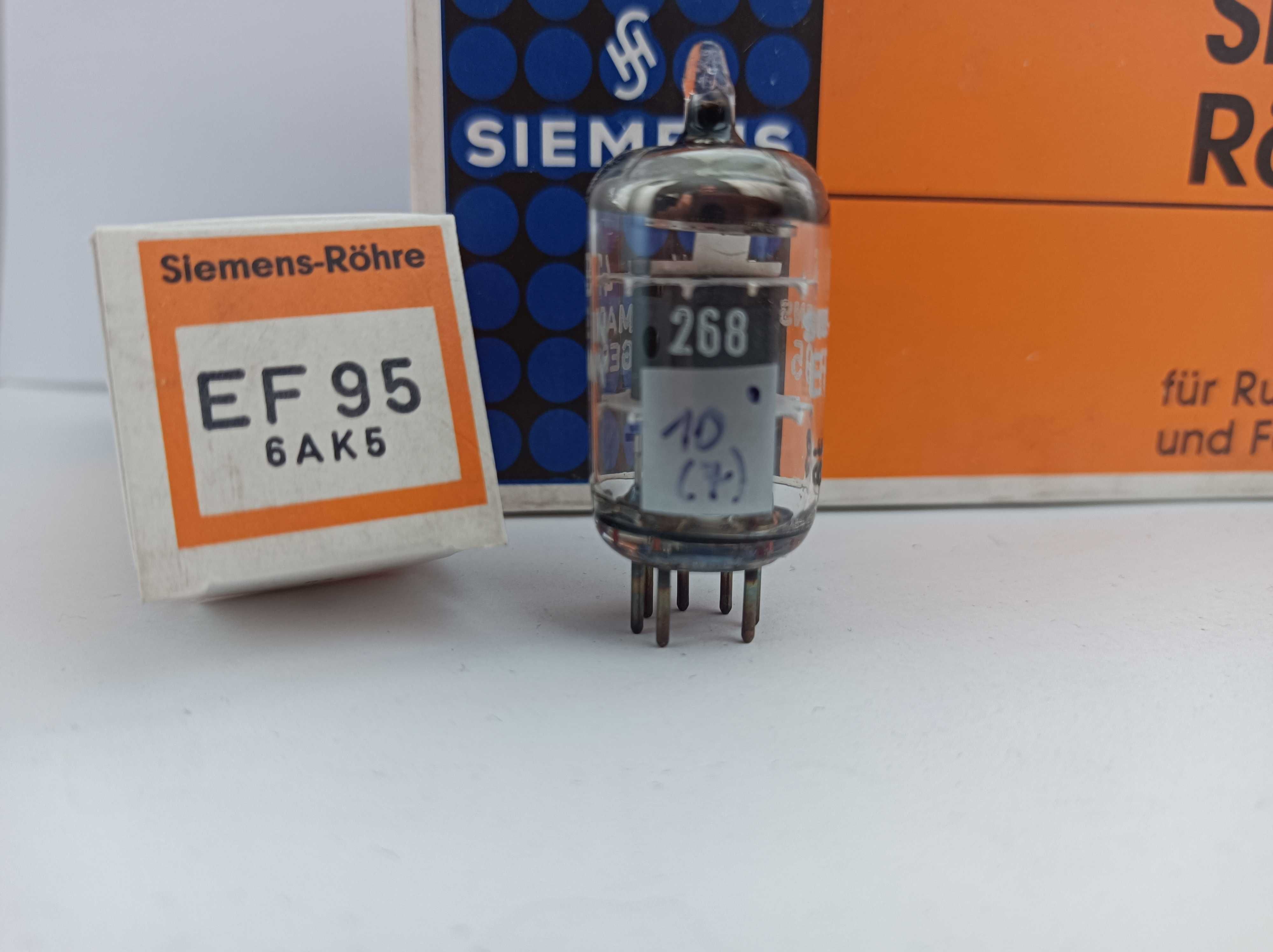 lampy Siemens EF95 6AK5 5654 ~ 6J1~ 6Ż1P dwie kwadry=oktet nowe NOS