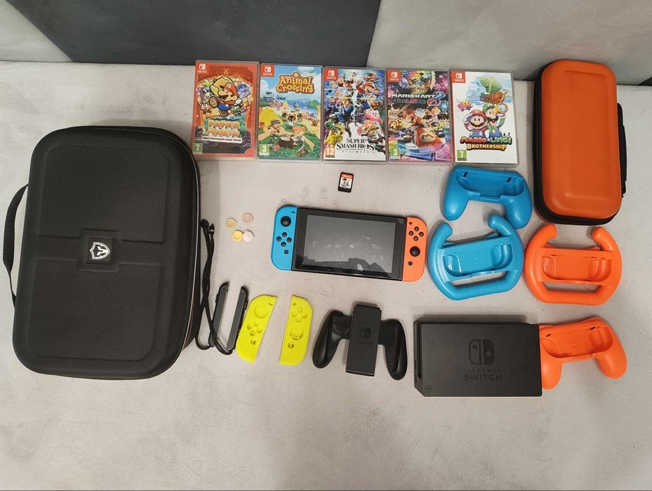 Konsola Nintendo Switch v2 - duży zestaw