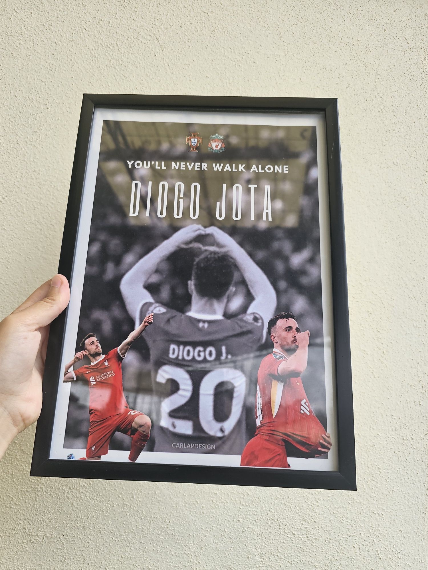 Diogo Jota Poster / Quadro Homenagem
