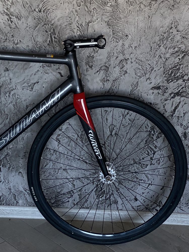 Вилка Wilier Triestina full Carbon [фікс,фикс,fixed gear,fix]