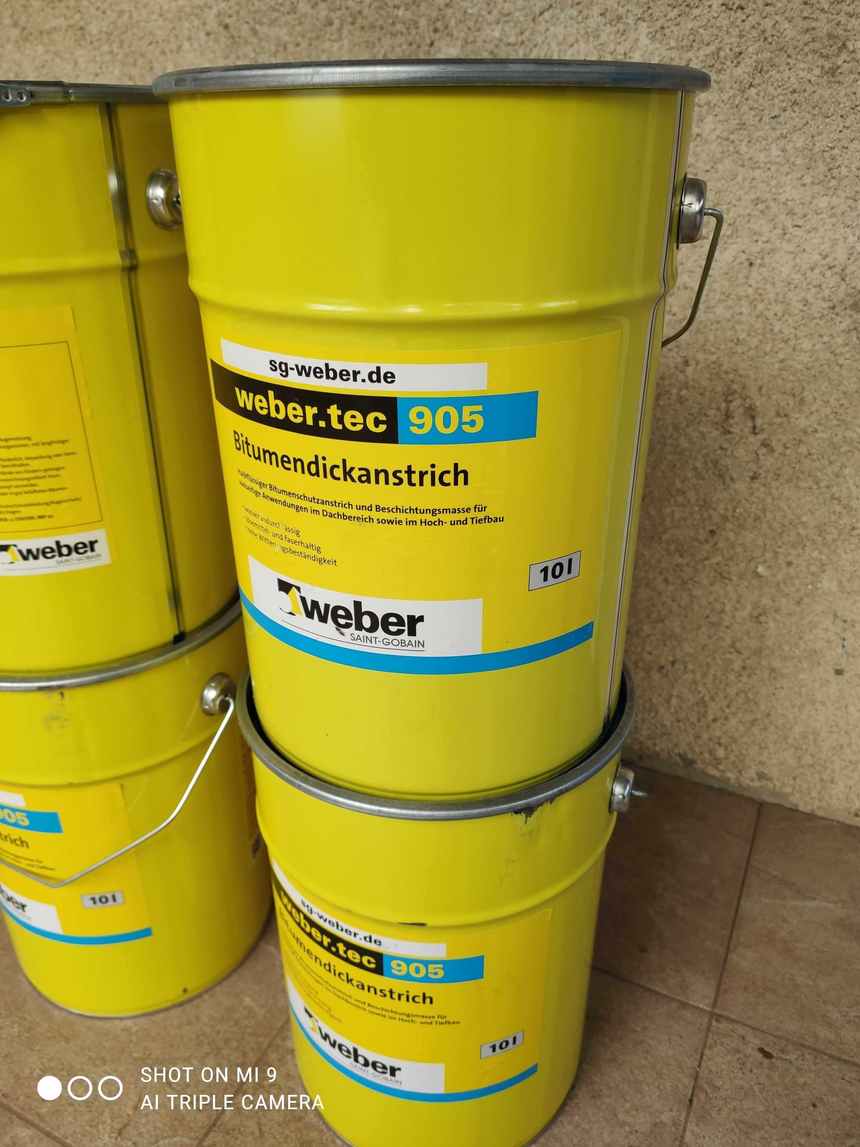 Гидроизоляция Weber.tek 905, Праймер 20кг. рубероид, Минвата