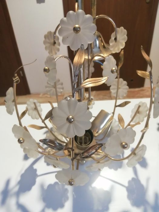 2 żyrandol mosiężny