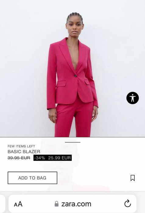 Блейзер Zara,  36 розмір