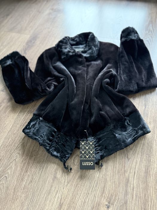 Futro naturalne z norek, nowe, epilowane  XS S