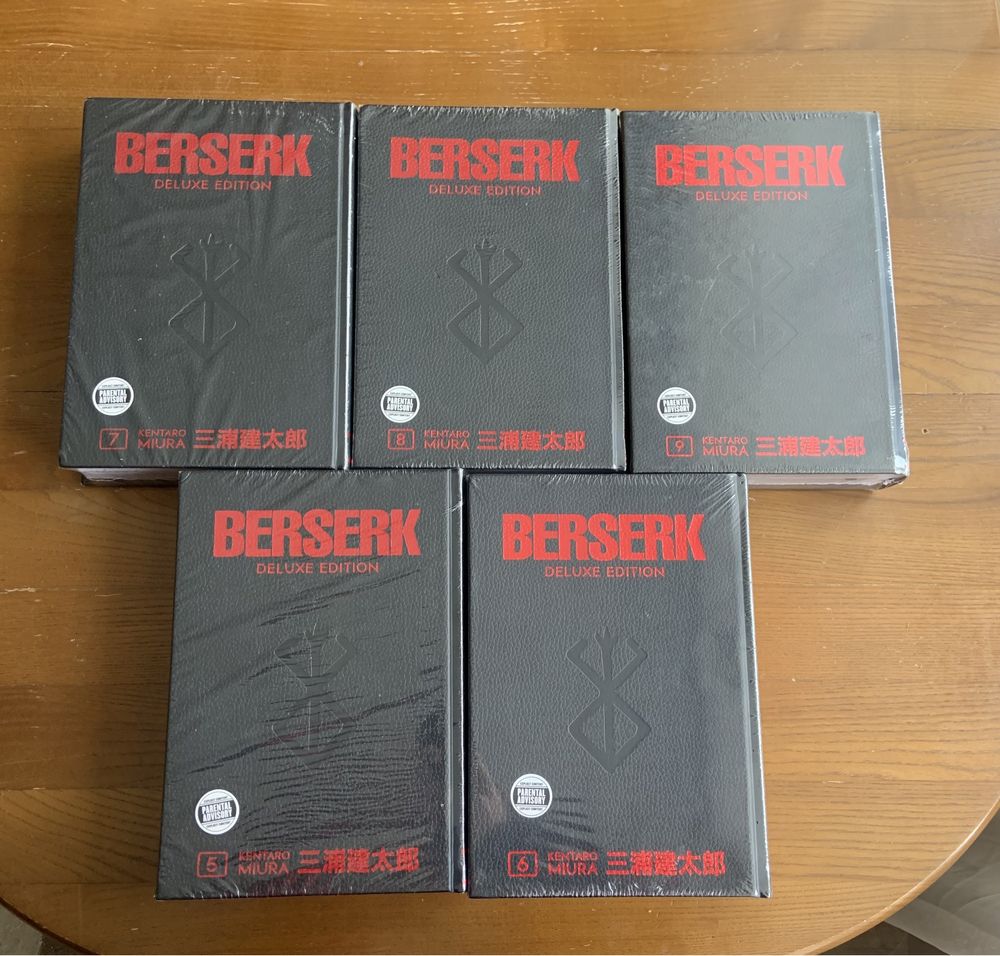 Манга Берсерк Berserk Deluxe edition 1-14. Ліцензійна. Нова