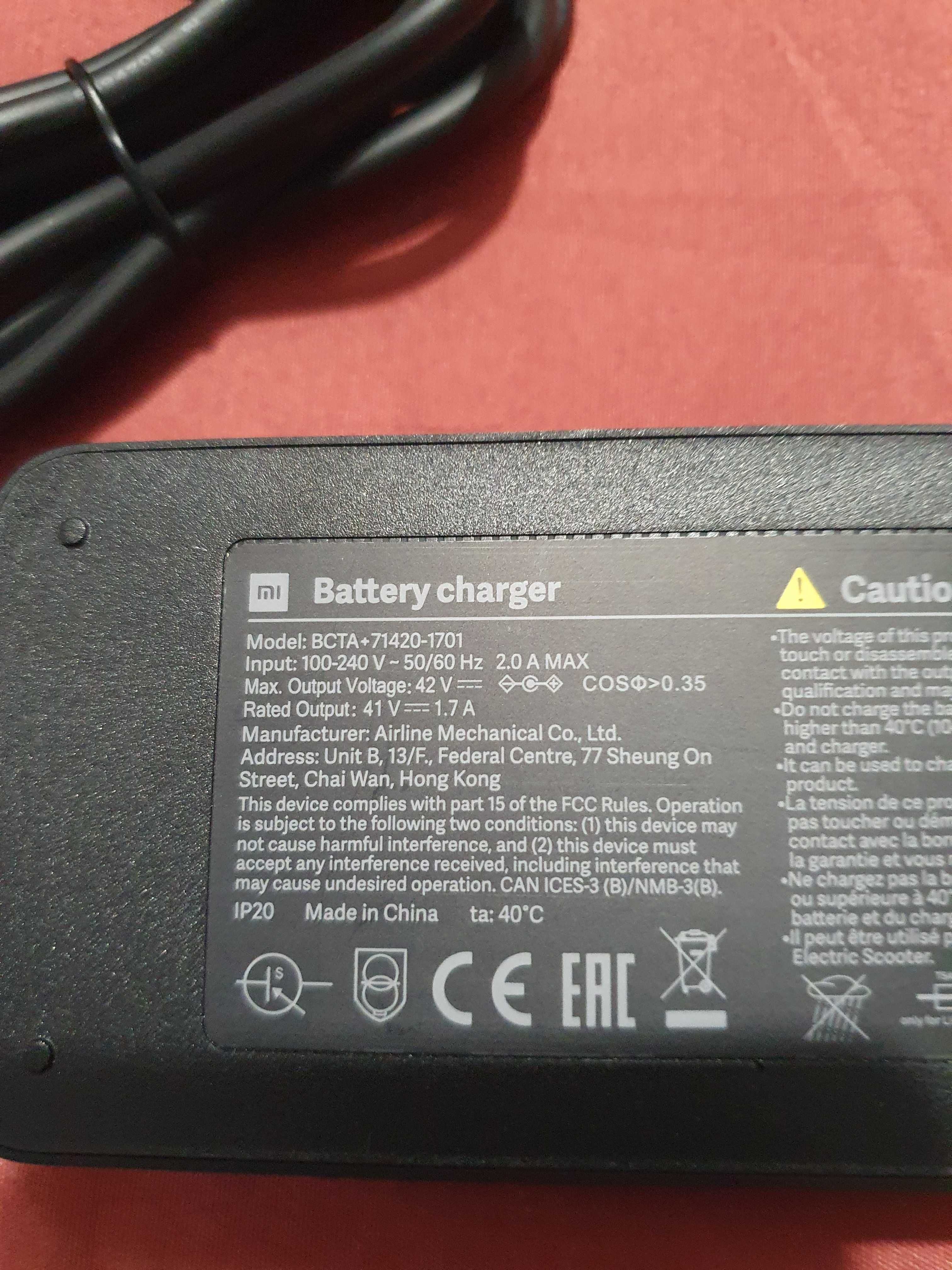 Carregador Trotinetes XIAOMI – novo e ORIGINAL